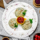 VEGETABLE MAKHNI MOMOS